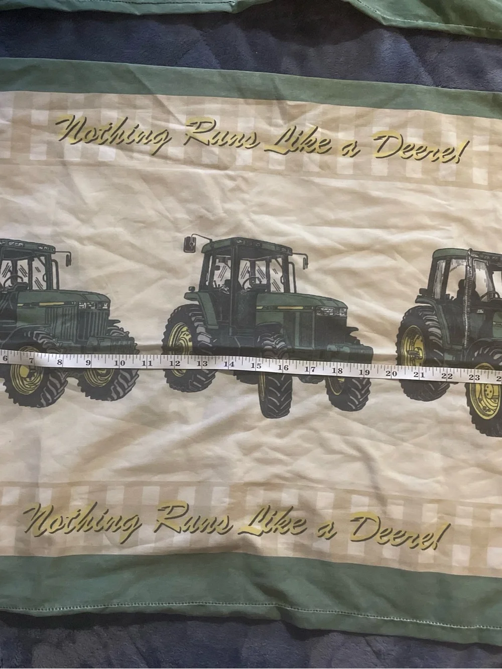 John Deere Green and Cream Tractor Pillowcases